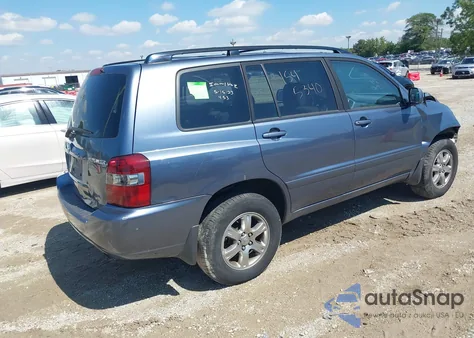 2006 Toyota Highlander Limited from USA, damaged, VIN JTEEP21A860144128